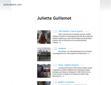 Tablet Screenshot of juliette.guillemot.book.picturetank.com